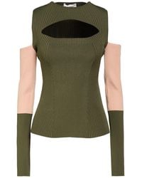 McQueen - Military Sweater Viscose, Polyamide, Polyester, Elastane - Lyst