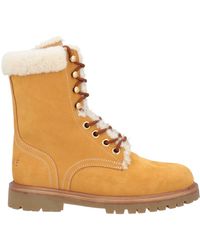 Celine - Ankle Boots Calfskin, Shearling - Lyst