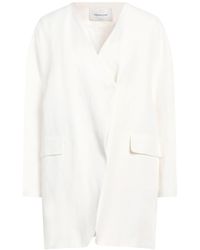 Fabiana Filippi - Blazer Viscose, Linen - Lyst