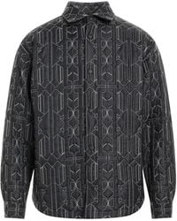 Palm Angels - All Monogram Quilted Dover Jacket - Lyst