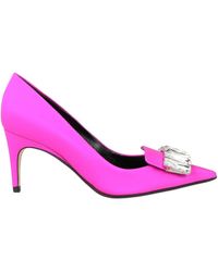 Sergio Rossi - Fuchsia Pumps Textile Fibers - Lyst