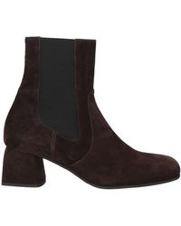 Bruglia - Dark Ankle Boots Soft Leather - Lyst