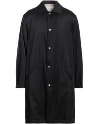 Jil Sander - Overcoat & Trench Coat Rayon, Cotton, Wool, Silk - Lyst