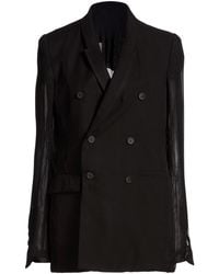 Rick Owens - Blazer Silk - Lyst