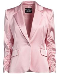 Moschino - Satin Lapel Collar Blazer - Lyst