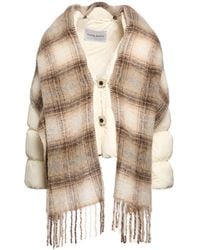 Violanti - Cream Puffer Polyamide, Virgin Wool, Polyester, Alpaca Wool - Lyst