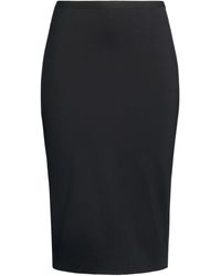 BLUE BROTHERS - Midi Skirt Viscose, Polyamide, Elastane - Lyst