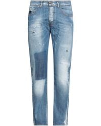 John Richmond - Pantalon en jean - Lyst