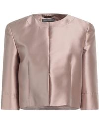Alberta Ferretti - Silk Blend Single-Breasted Jacket - Lyst