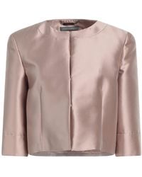 Alberta Ferretti - Silk Blend Single-Breasted Jacket - Lyst