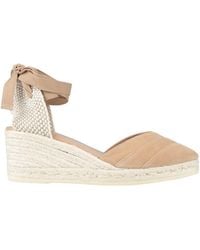 Espadrilles - Leather, Textile Fibers - Lyst