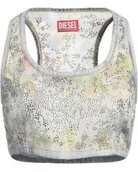 DIESEL - Top Cotton, Nylon - Lyst