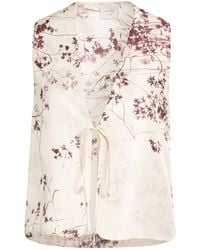 Alysi - Cream Top Silk - Lyst