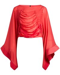 Pierantonio Gaspari - Top Polyester - Lyst