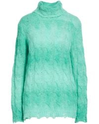 Rebel Queen - Turtleneck Mohair Wool, Alpaca Wool, Polyamide, Metallic Polyester - Lyst