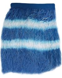 MSGM Falda corta - Azul