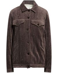 Alysi - Chocolat Jacket Cotton, Metal Fiber - Lyst