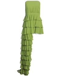 REVISE CONCEPT - Lime Mini Dress Polyester - Lyst