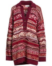 Laneus - Garnet Sweater Polyamide, Alpaca Wool, Polyacrylic, Virgin Wool, Viscose - Lyst