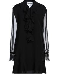 Moschino - Mini Dress Silk - Lyst