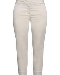 White Wise - Pants Cotton, Elastane - Lyst