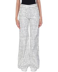 Max Mara Denim Trousers - White