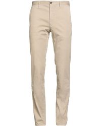 Incotex - Taupe Pants Cotton, Elastane - Lyst