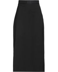MSGM - Midi Skirt Virgin Wool, Elastane - Lyst