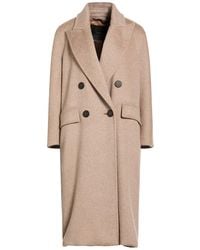 Max Mara - Atelier Taupe Coat Cashmere, Alpaca Wool, Wool - Lyst