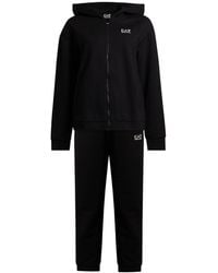 EA7 - Tracksuit Polyester, Cotton - Lyst