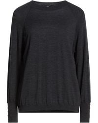 Alpha Studio - The Fine Essentials Charcoal Sweater Merino Wool - Lyst