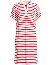 Tommy Hilfiger - Ivory Midi Dress Lyocell, Cotton, Elastane - Lyst