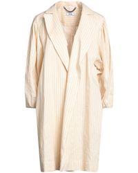 Jijil - Overcoat & Trench Coat Linen, Cotton, Acetate - Lyst
