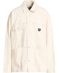 Carhartt - Cream Denim Outerwear Cotton - Lyst