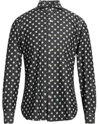 Luigi Borrelli Napoli - Charcoal Denim Shirt Cotton - Lyst