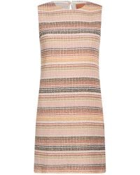 Missoni - Cream Mini Dress Cotton, Modacrylic, Polyamide, Polyester - Lyst