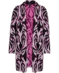 Marc Cain - Cardigan Alpaca Wool, Mohair Wool, Polyamide, Acrylic, Virgin Wool - Lyst
