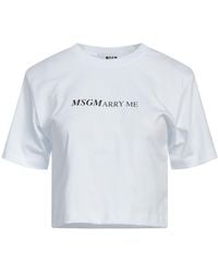 MSGM - T-shirt - Lyst