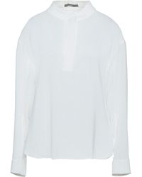 Windsor. Synthetic Blouse in Black | Lyst