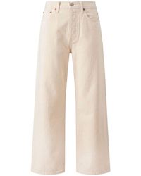 RE/DONE - Ivory Jeans Cotton, Elastane - Lyst