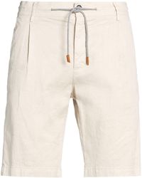 Eleventy - Shorts & Bermuda Shorts Linen, Cotton, Elastane - Lyst