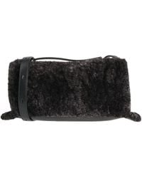 Jil Sander - Cross-Body Bag Leather, Shearling - Lyst