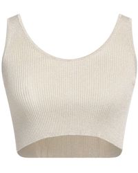 Roberto Collina - Top Viscose, Metallic Polyester - Lyst