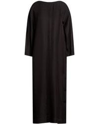 Agnona - Midi Dress Viscose, Silk - Lyst