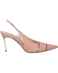 Casadei - Blush Pumps Leather, Plastic - Lyst