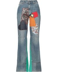 Victoria Beckham - Denim Trousers - Lyst