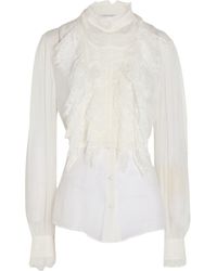 Alberta Ferretti - Top Acetate, Silk - Lyst