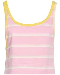 MSGM - Tank Top Cotton - Lyst