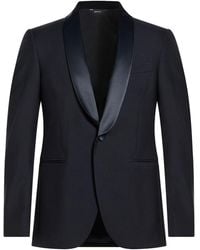 Tombolini - Midnight Blazer Virgin Wool, Mohair Wool - Lyst