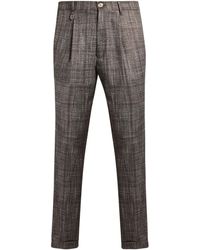 Havana & Co. - Taupe Pants Polyester, Viscose, Elastane - Lyst